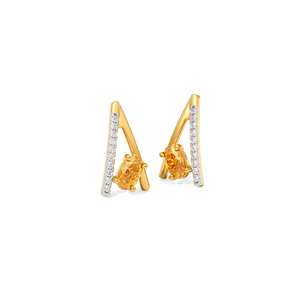 Celestial Shards Gemstone Stud Earrings