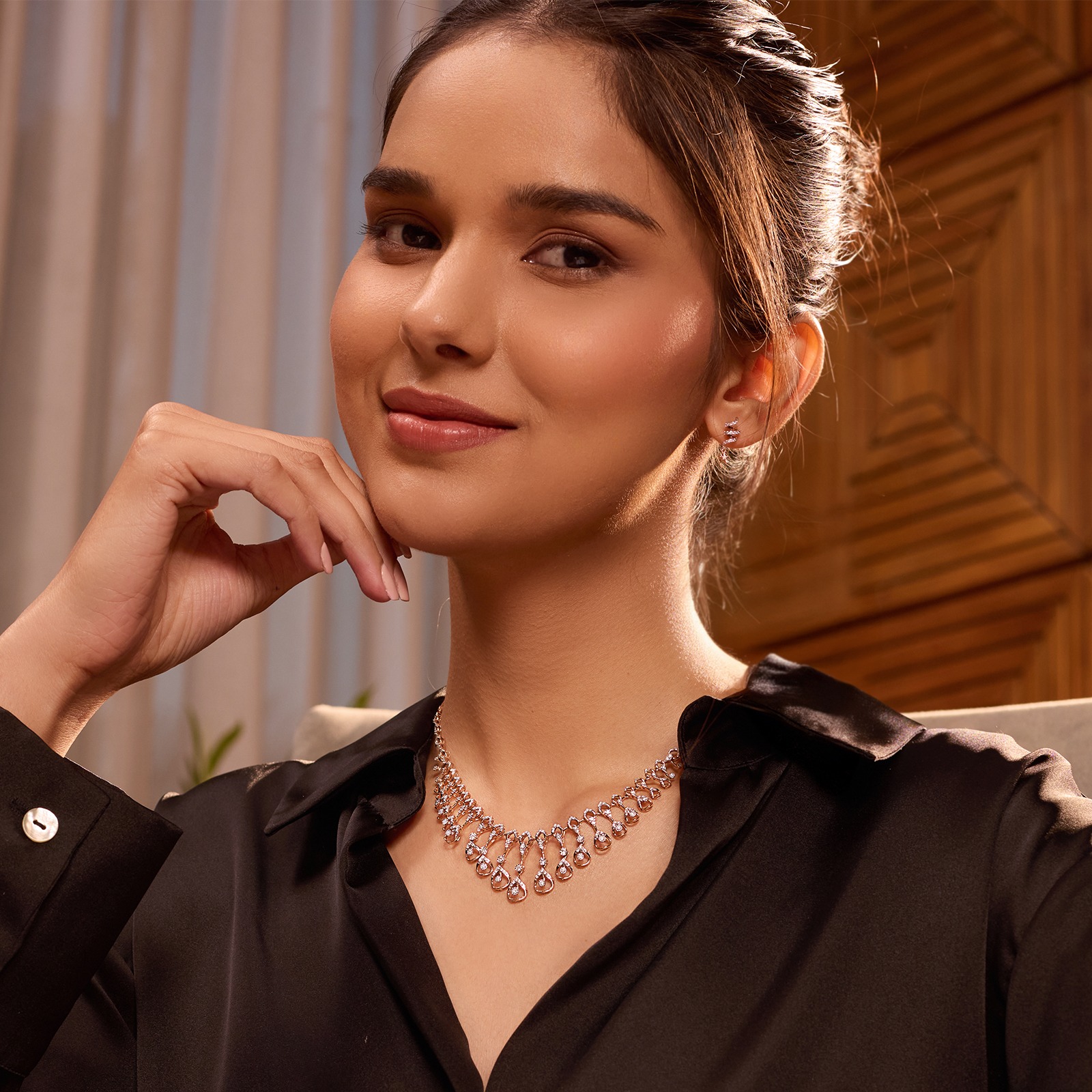 Dazzling Bliss Diamond Necklace