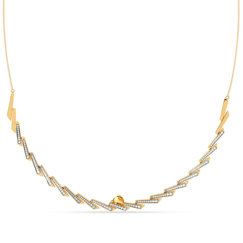Sunstream Glow Gemstone Necklace