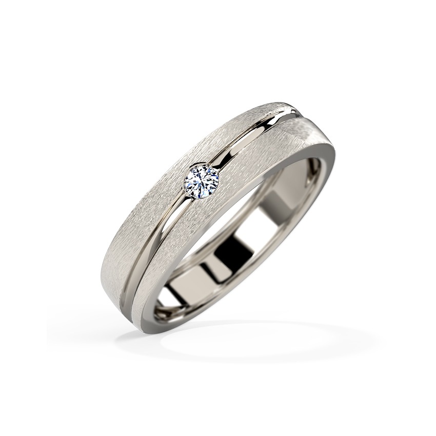 Cincin Penny Platinum Untuk Pria