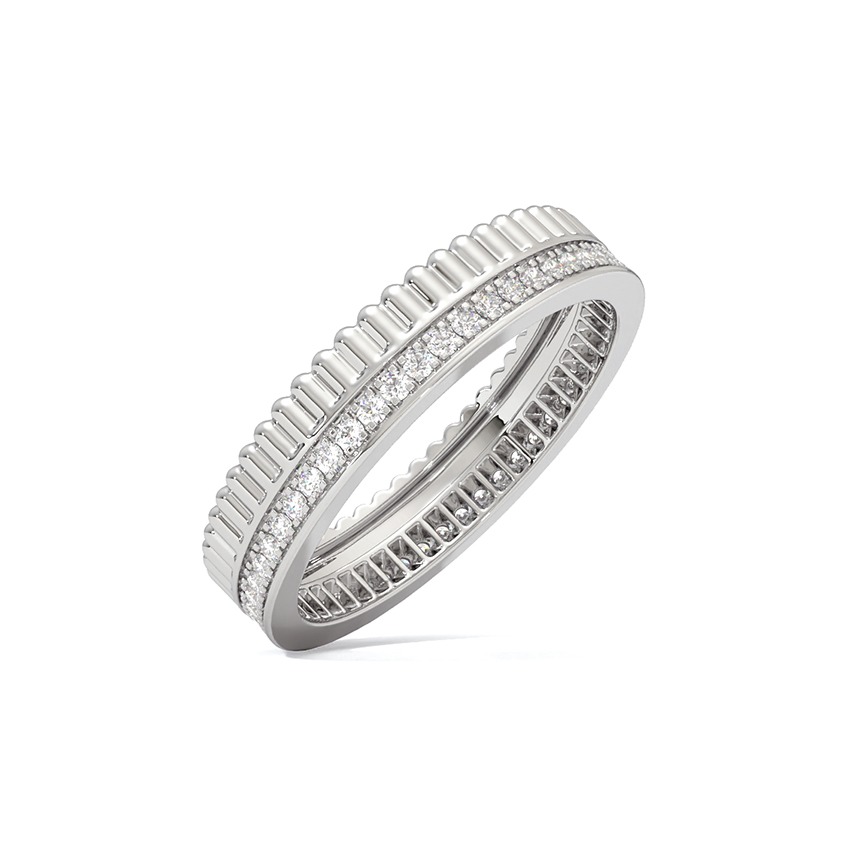 Trendy Eternity Platinum Band
