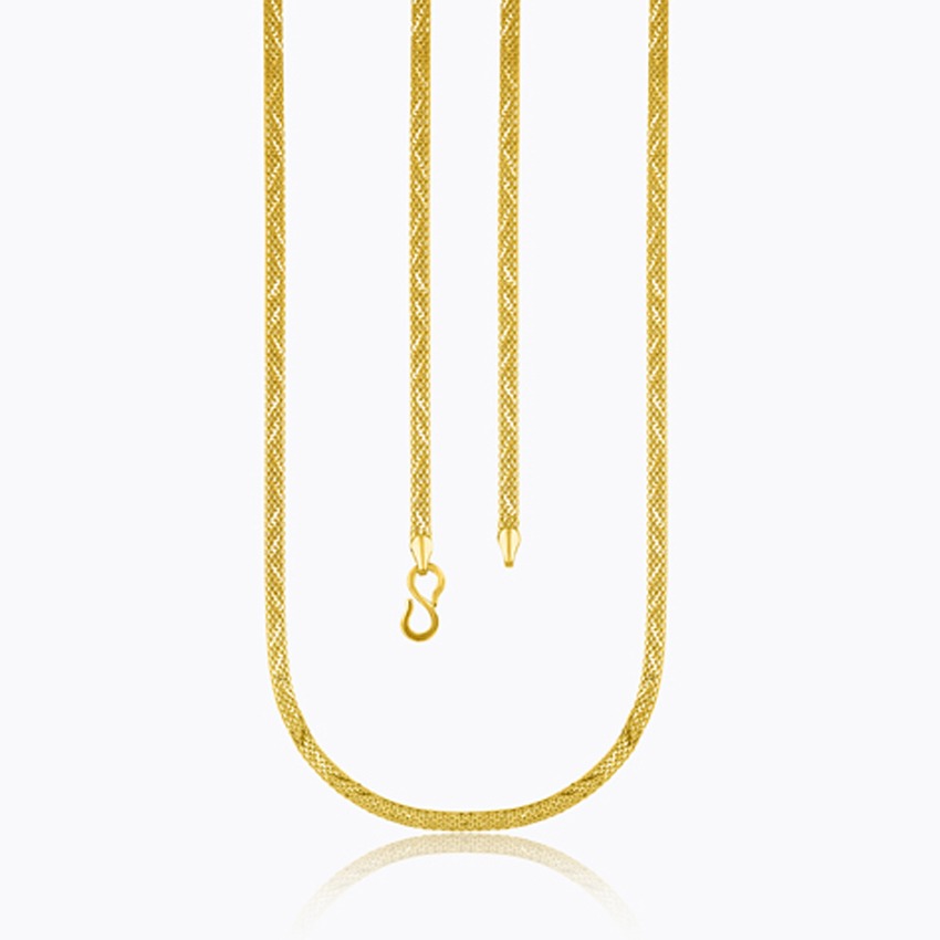 Delightful 22Kt Gold Unisex Chain
