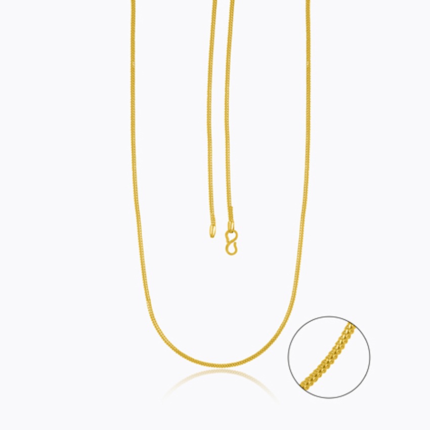Incredible Curb 22Kt Gold Unisex Chain