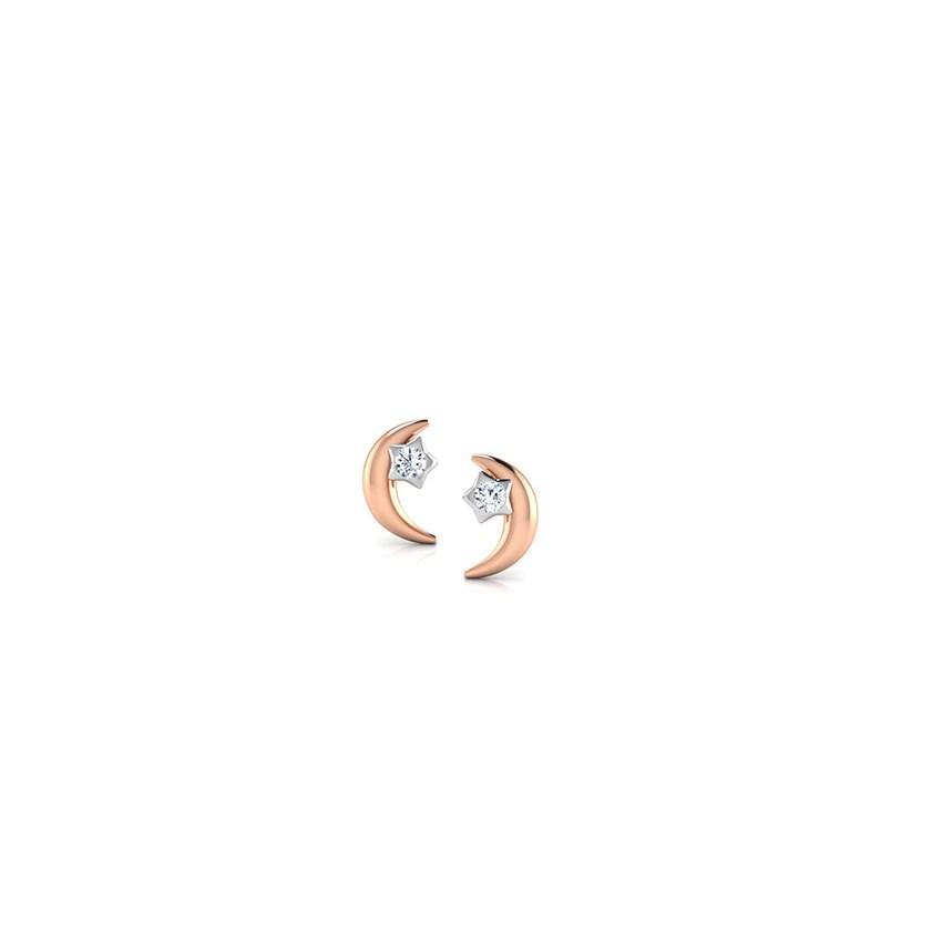 Moonshine Diamond Stud Earrings