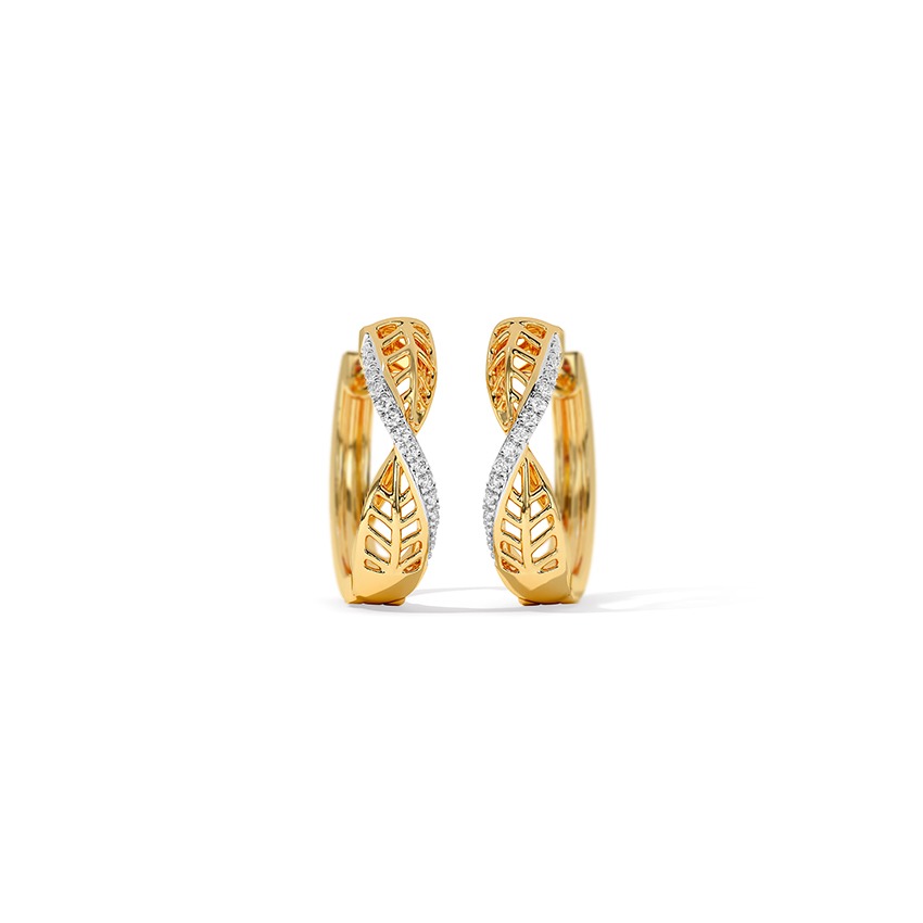 Infinity leaf classic Hoop