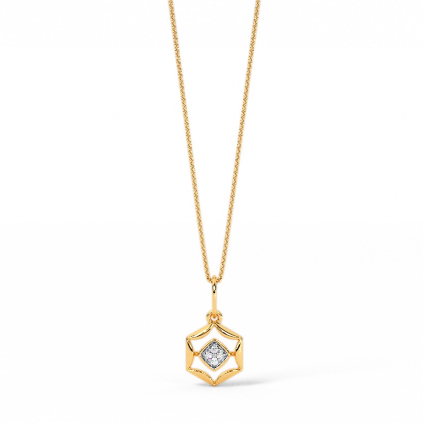 Hexa Pod Diamond Pendant