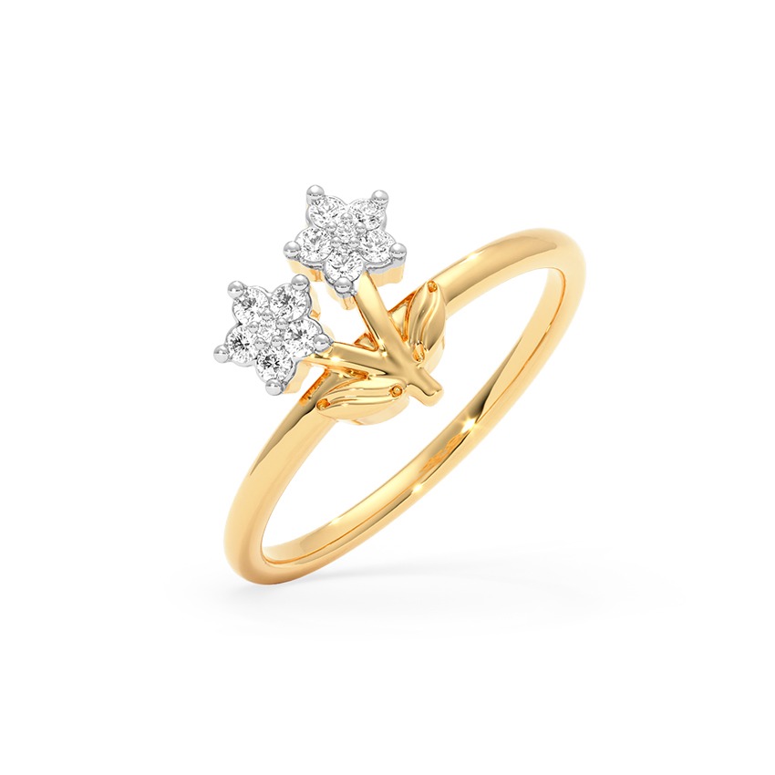 Blooming Duo Diamond Rng