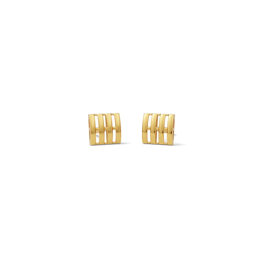 Nishira 22KT Gold Stud Earrings