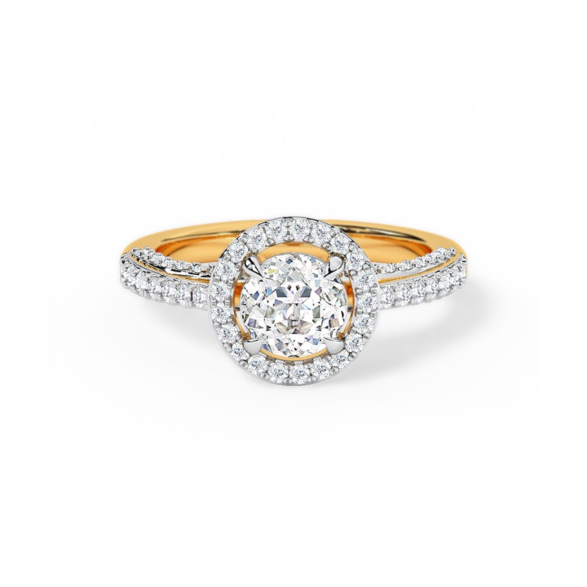 Radiant Solace 73 Cuts Solitaire Ring