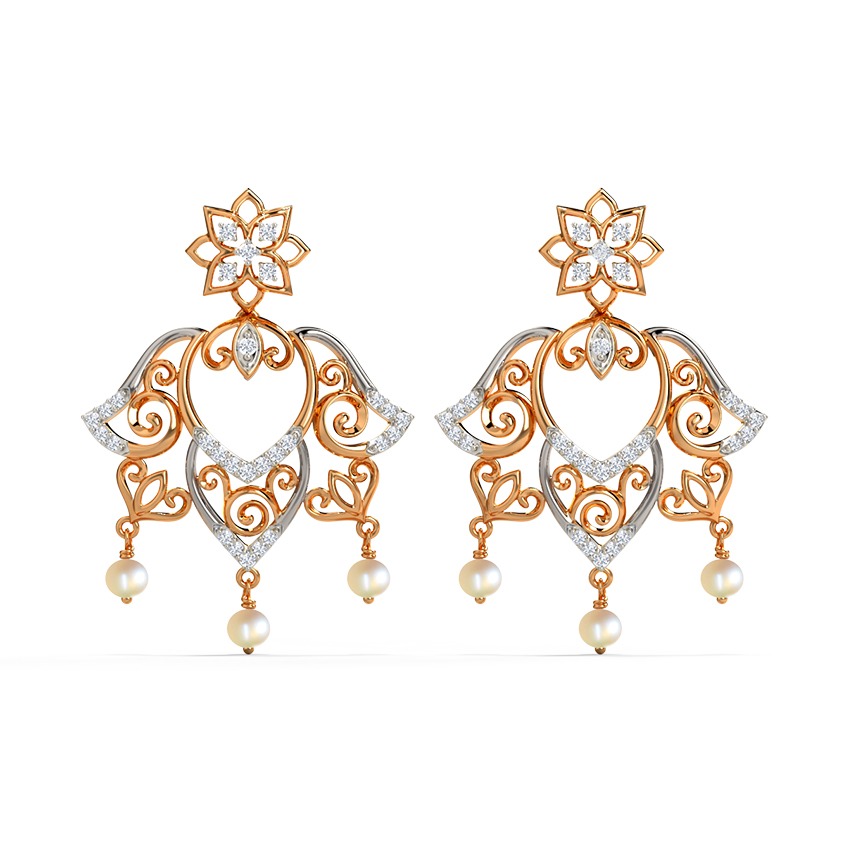 Noorjahan Gemstone Chand Bali