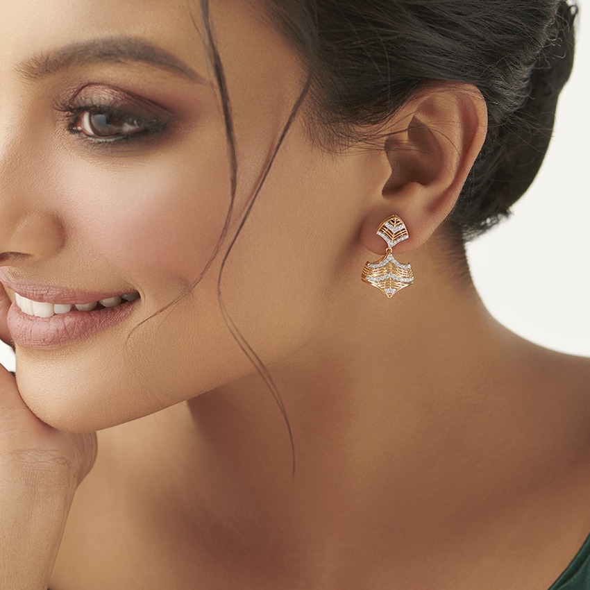 Zahra Diamond Jhumkas