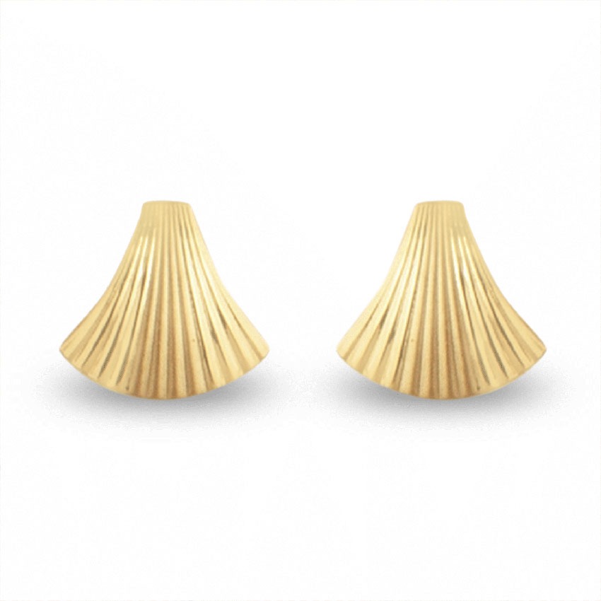 Rishvi 22KT Gold Stud Earrings