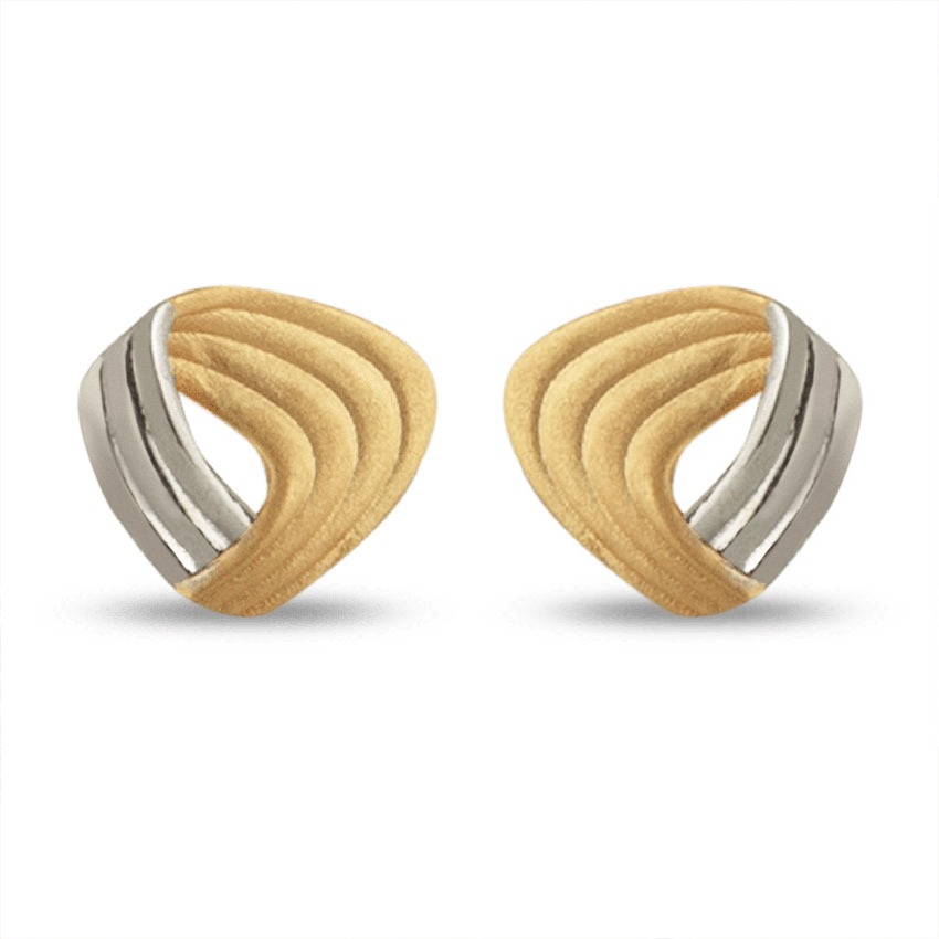 Sanaya 22KT Gold Stud Earrings