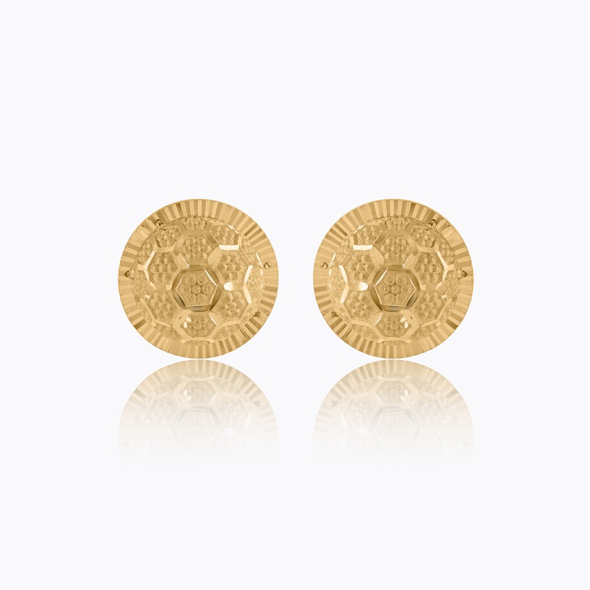 Mahika 22KT Gold Stud Earrings