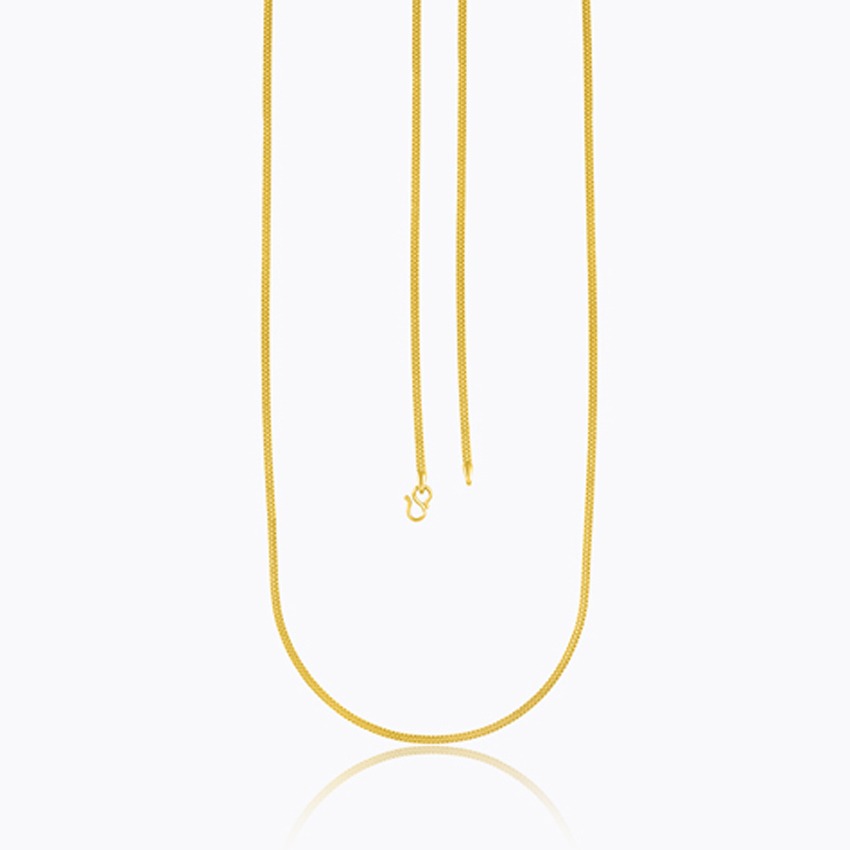 Petite Roadway 22KT Gold Chain