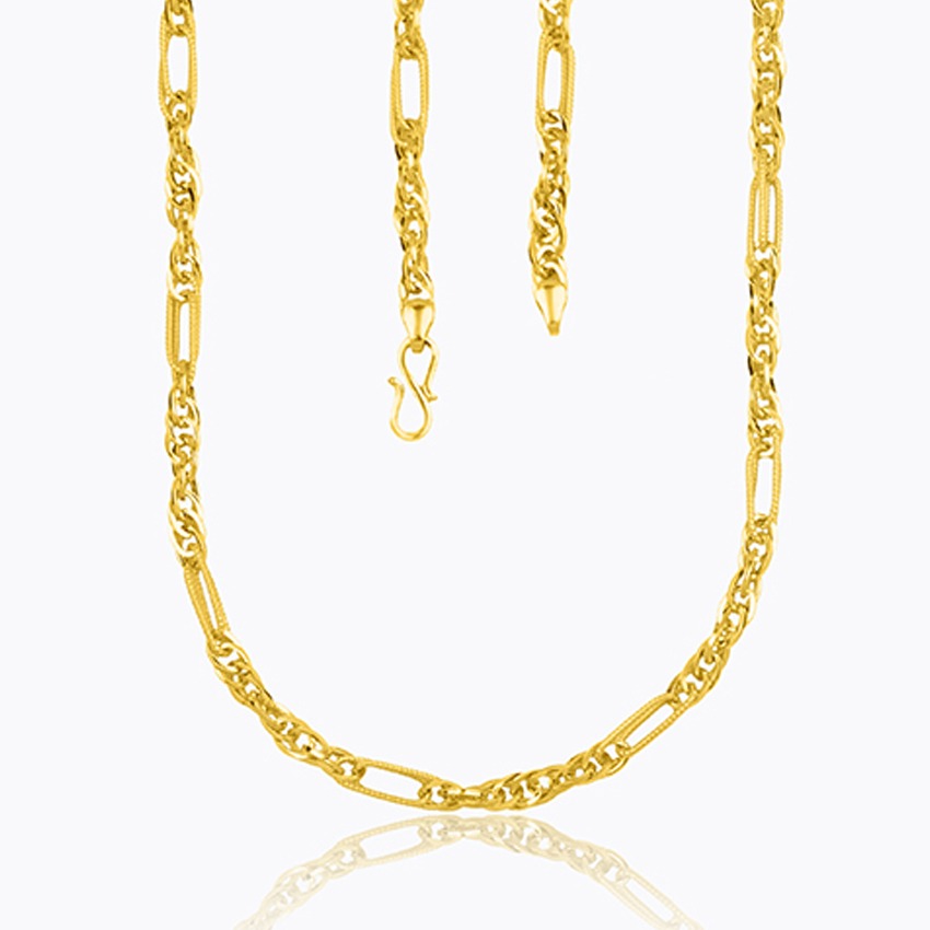 Elegant Inco 22Kt Gold Unisex Chain