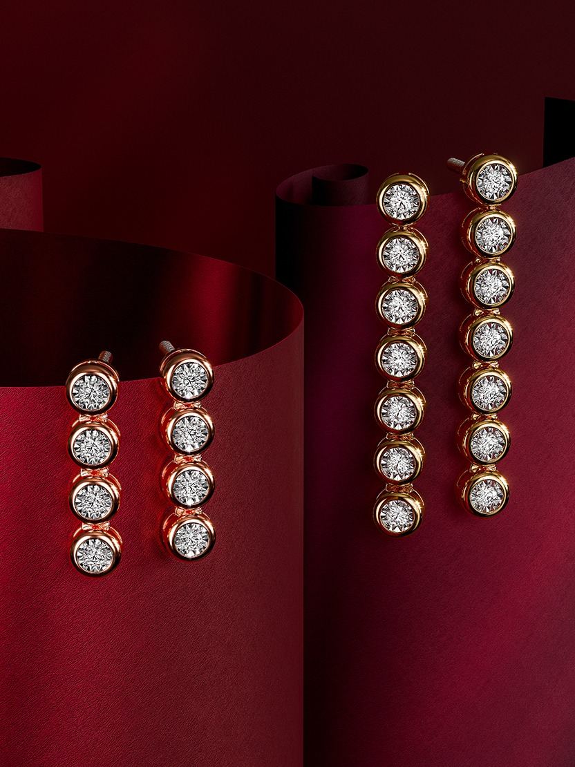Eternity Diamond Earrings