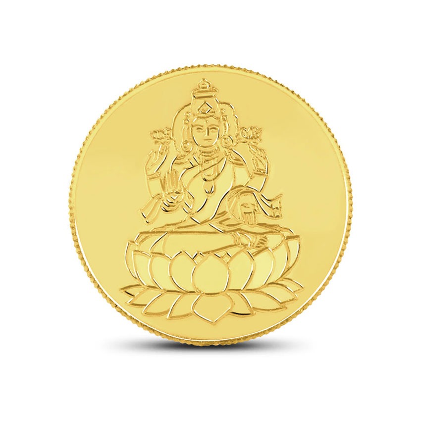 1g, 22Kt Lakshmi Gold Coin