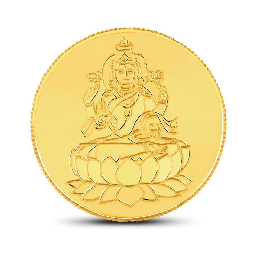 8g, 22Kt Lakshmi Gold Coin