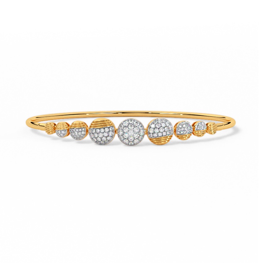 Cosmic Veil Diamond Bangle