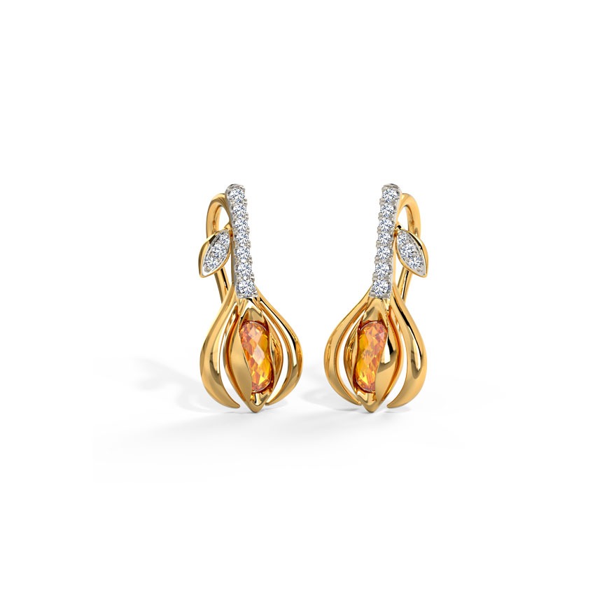 Kyra Radiant Gemstone Drop Earrings