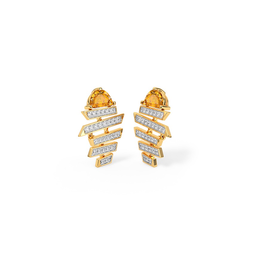 Sun Chaser Gemstone Drop Earrings