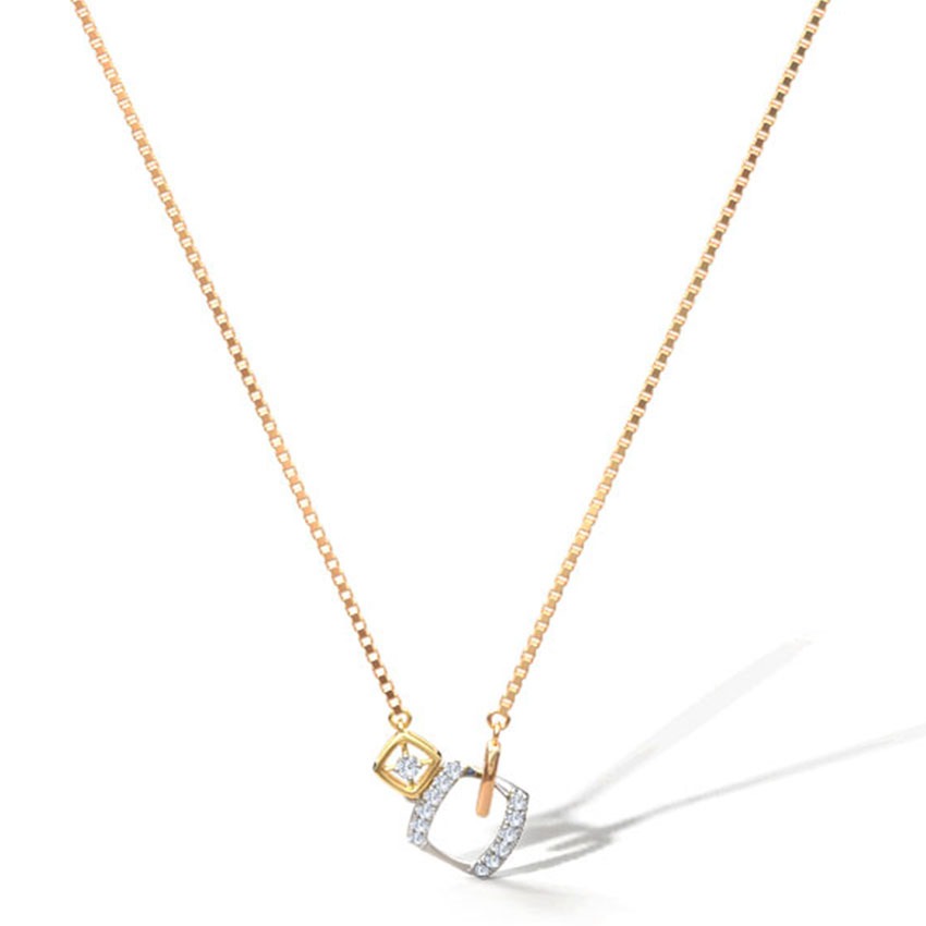 Juliet Geometric Diamond Necklace