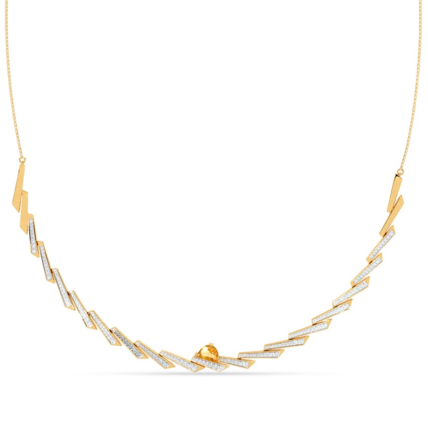 Sunstream Glow Gemstone Necklace