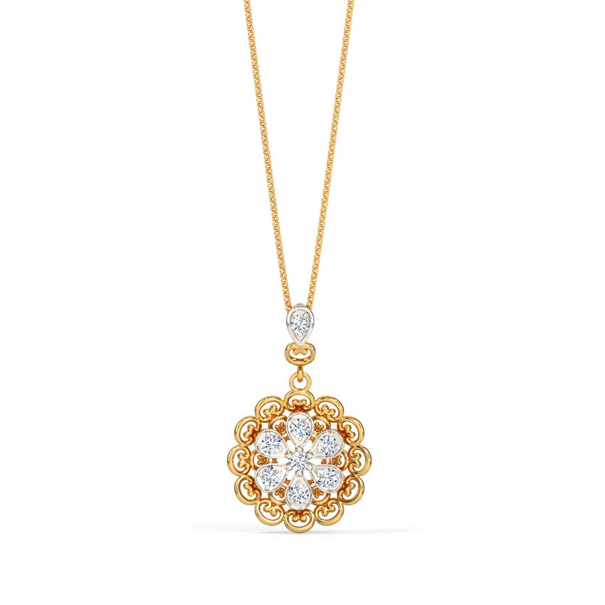 Melrose Ornate Diamond Pendant