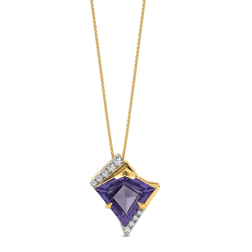 Victorious Violet Gemstone Pendant