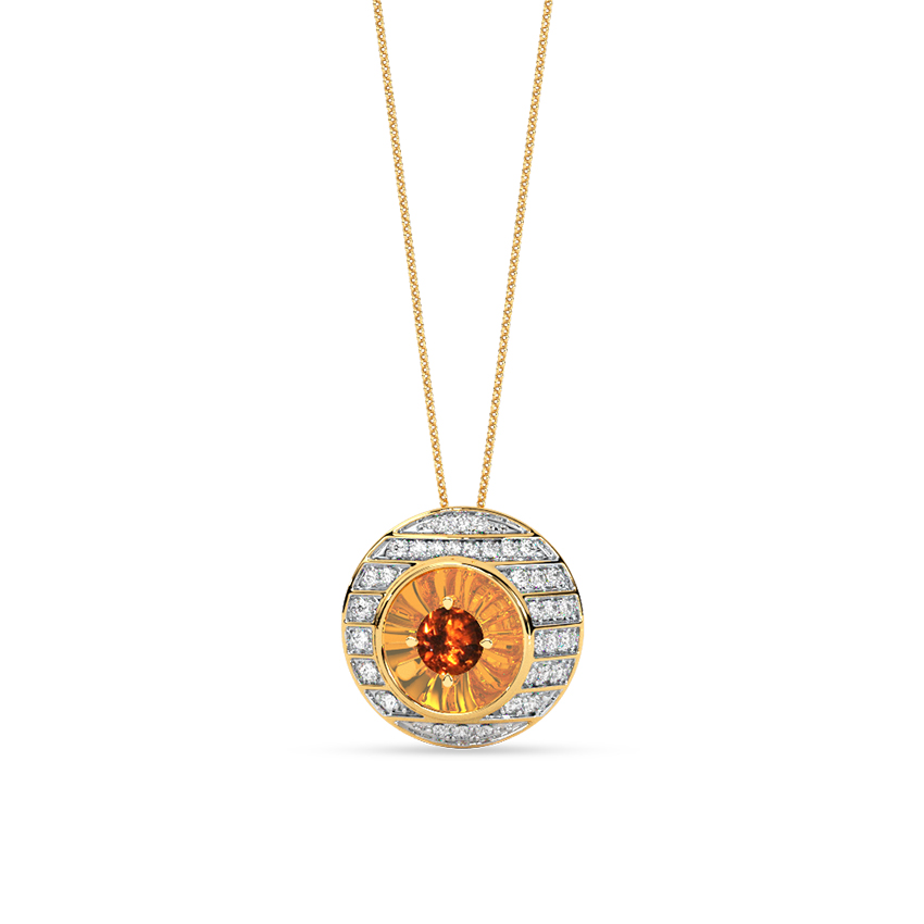 Solstice Beacon Gemstone Pendant