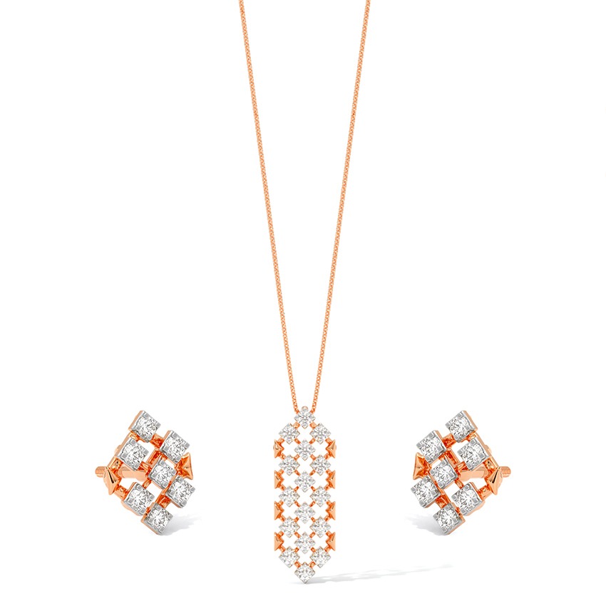 Classic Leaves Diamond Matching Set
