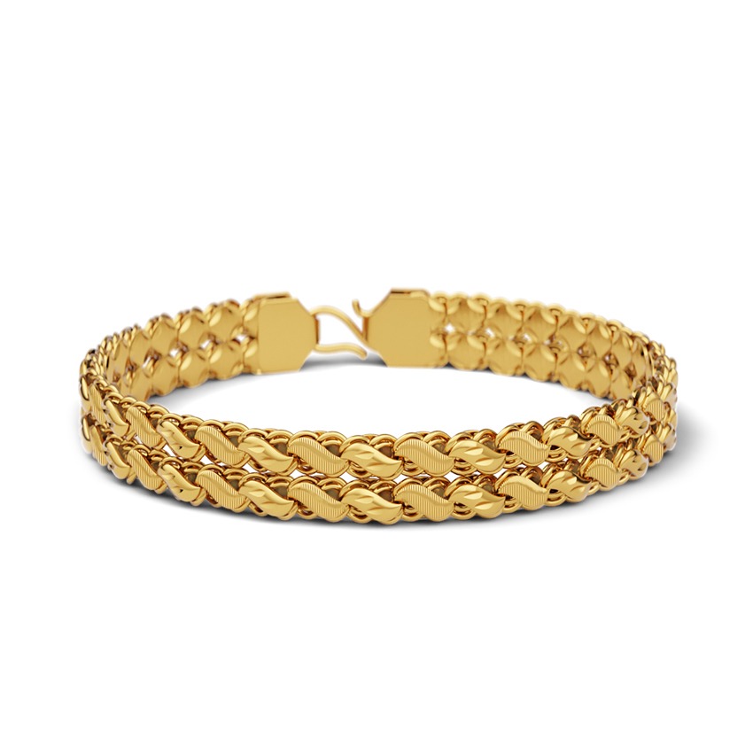 Heirloom Gold Chain Bracelet for Men