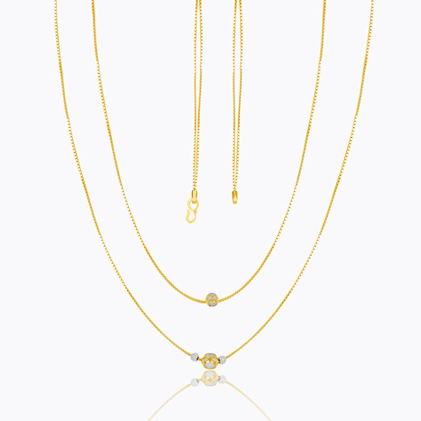 Radiant Dokia 22KT Gold Chain