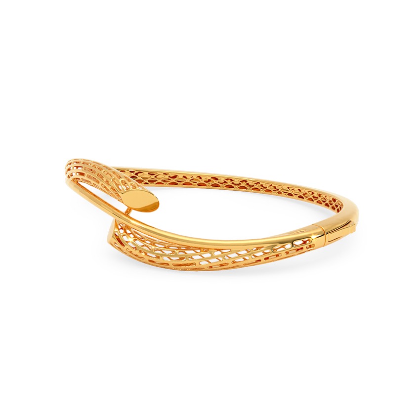 Modern Mosaic Gold Bracelet