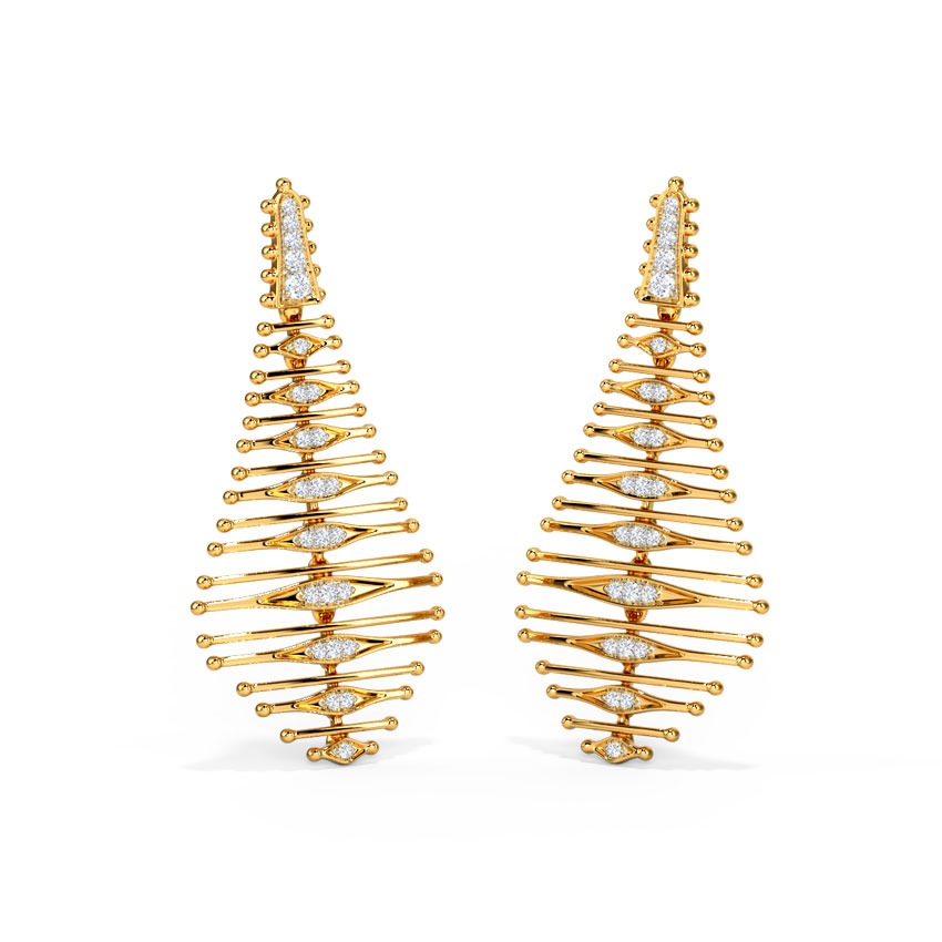 Aila Diamond Drop Earrings
