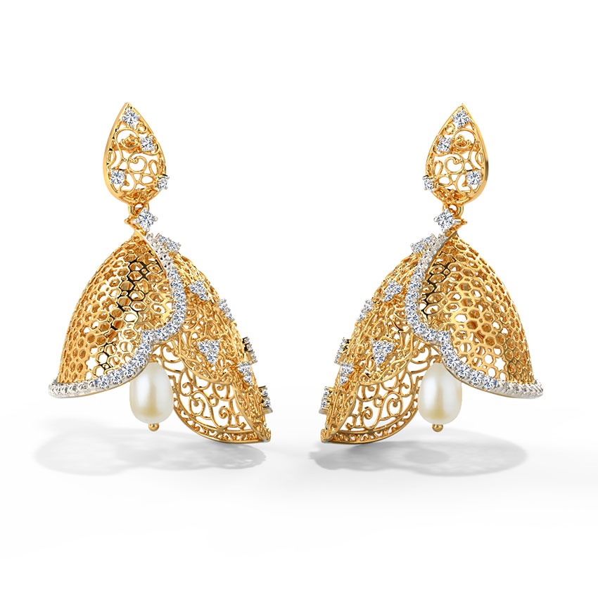 Shifa Gemstone Jhumkas