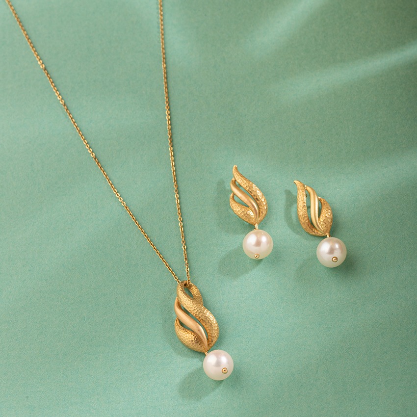 Bevan Hammered Matching Set