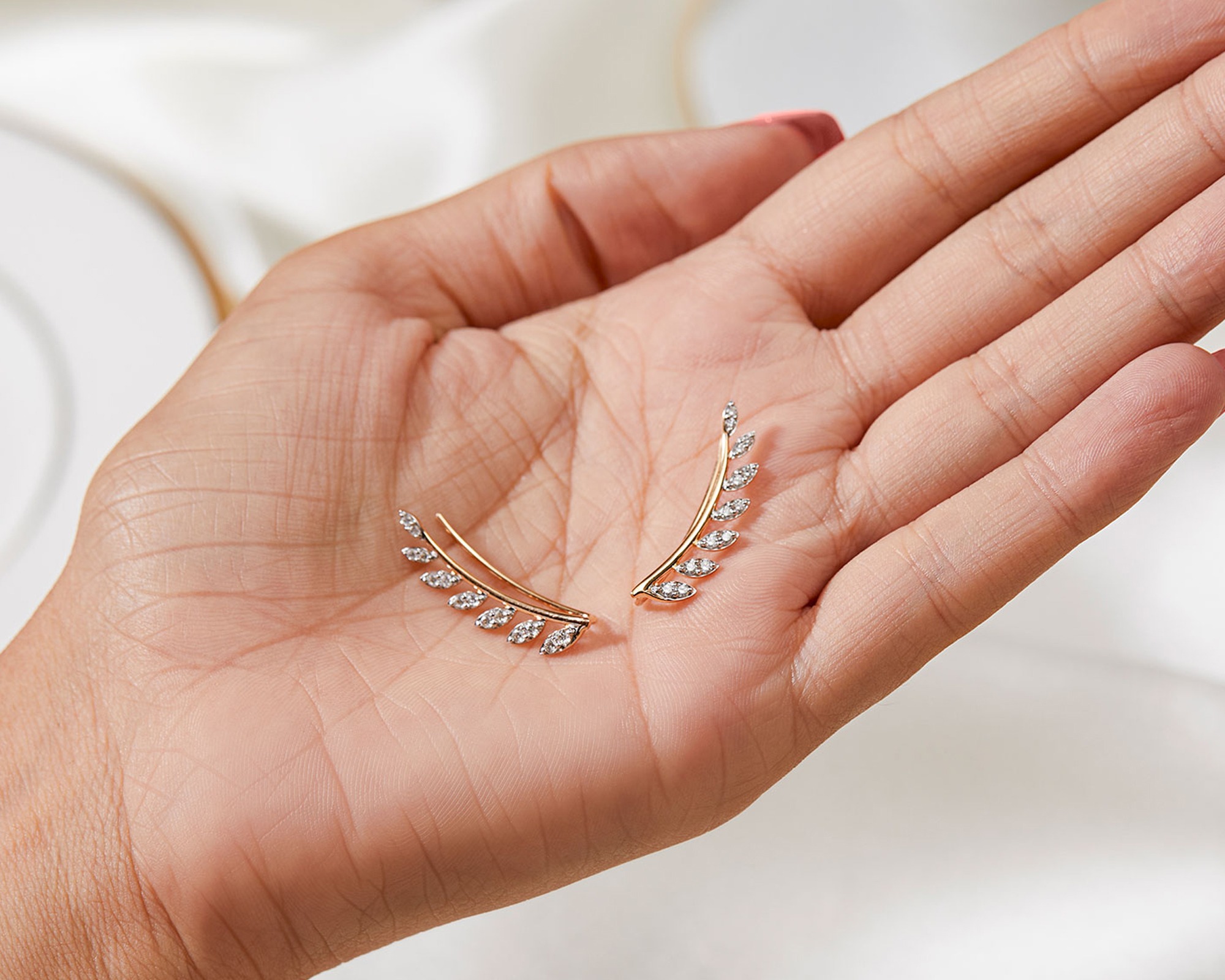 diamond stud earrings