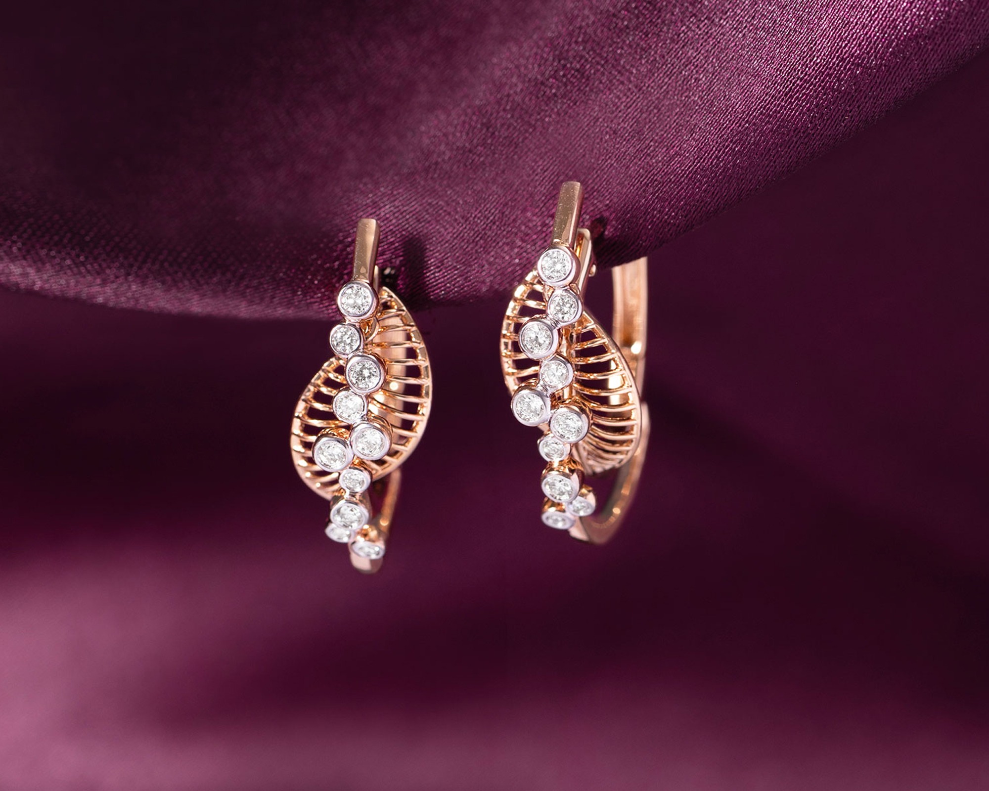 modern diamond earrings designs