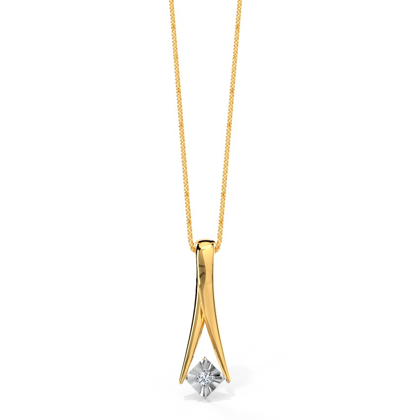 Falling Star Diamond Pendant