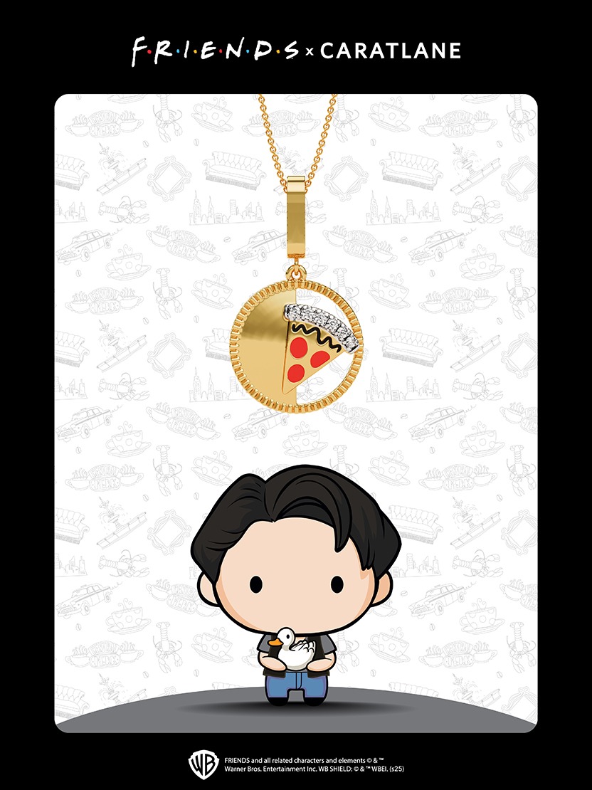 Friends Joey Pizza Charm Pendant gifts for friends