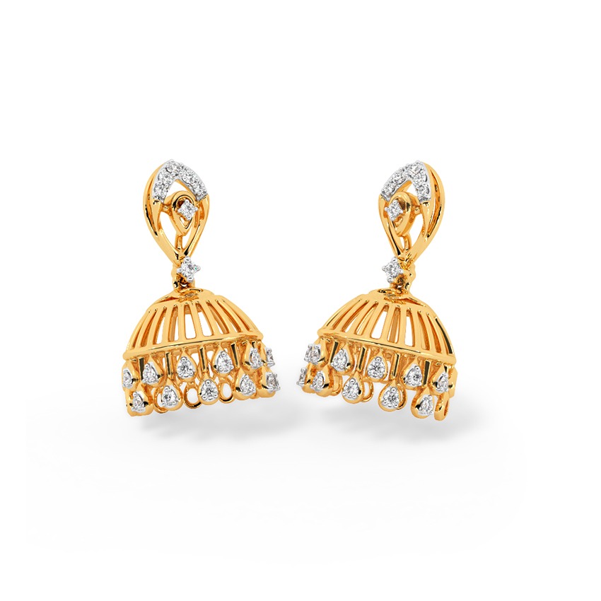 Daivi Diamond Jhumkas