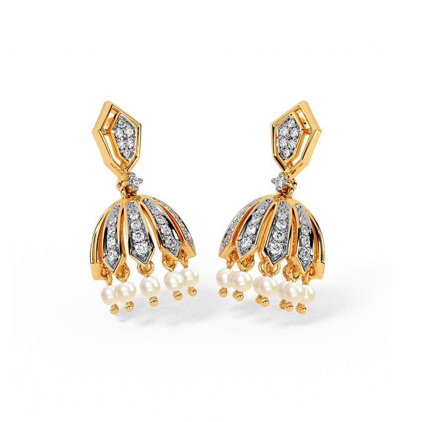 Mishka Gemstone Jhumkas