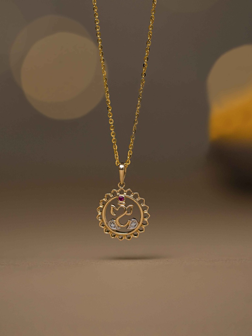 Ganesh Pendant Gold