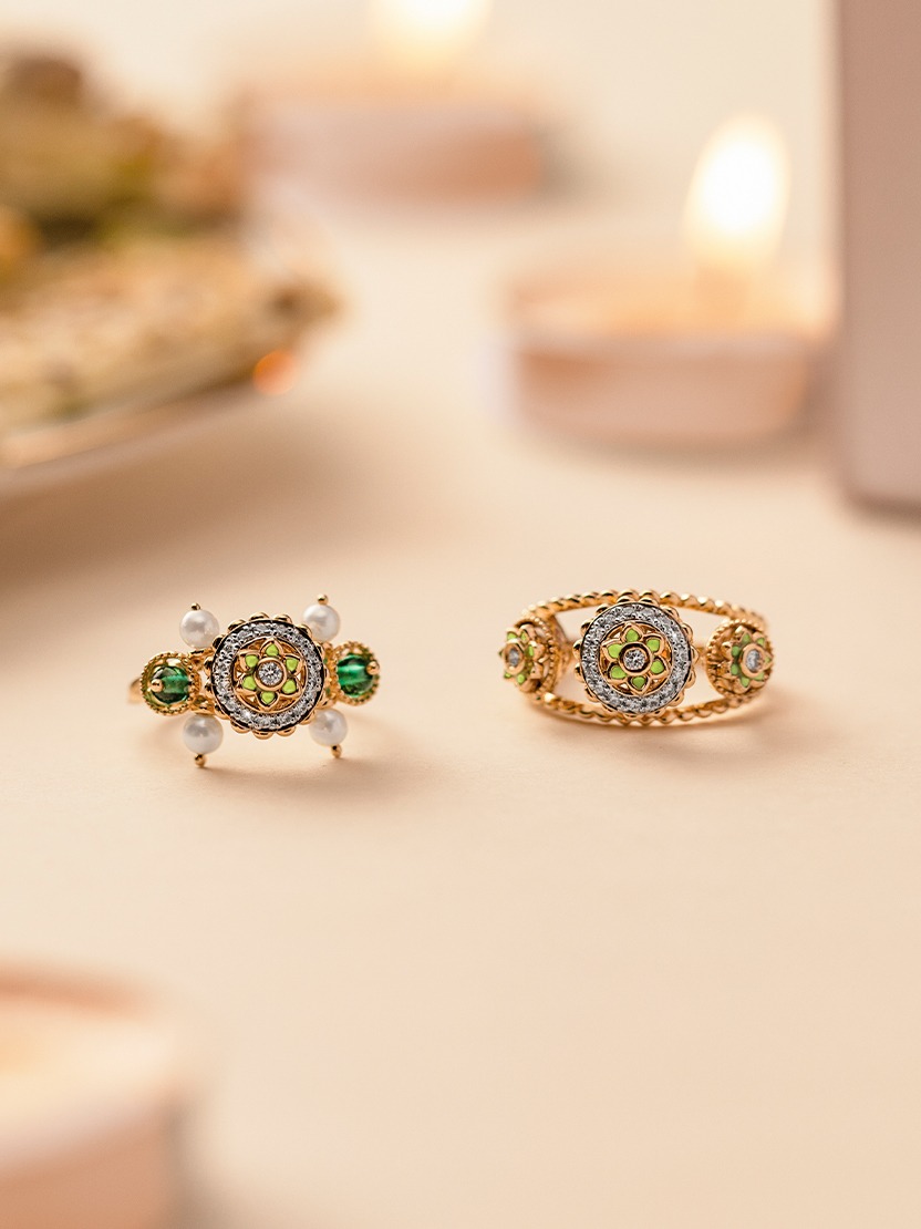 Kerala style jewellery for Onam