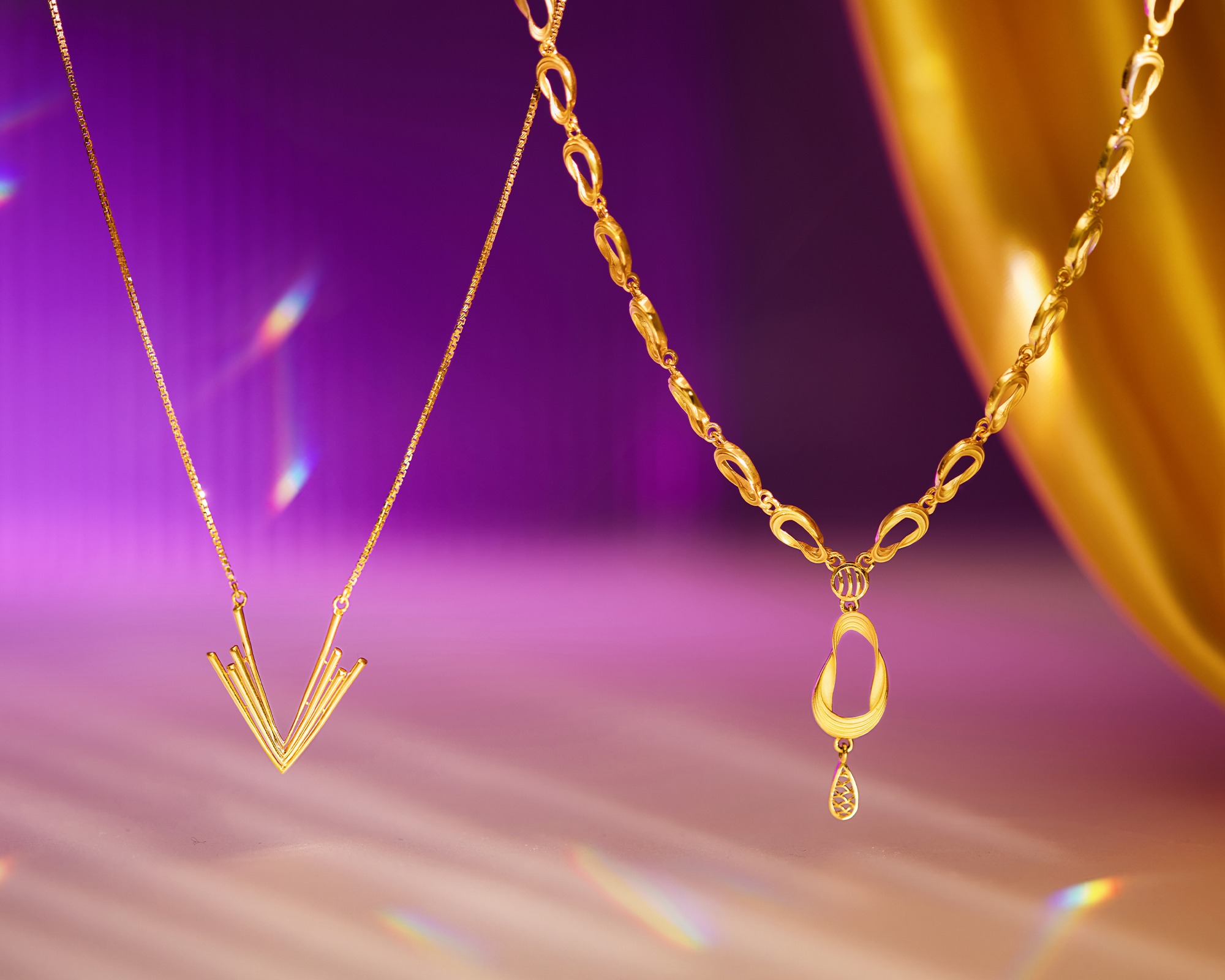 10 gm gold necklace design