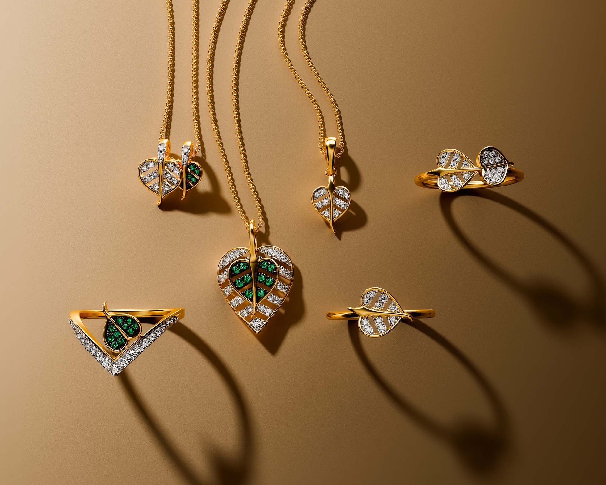 Peepal Leaf Pendants and necklaces