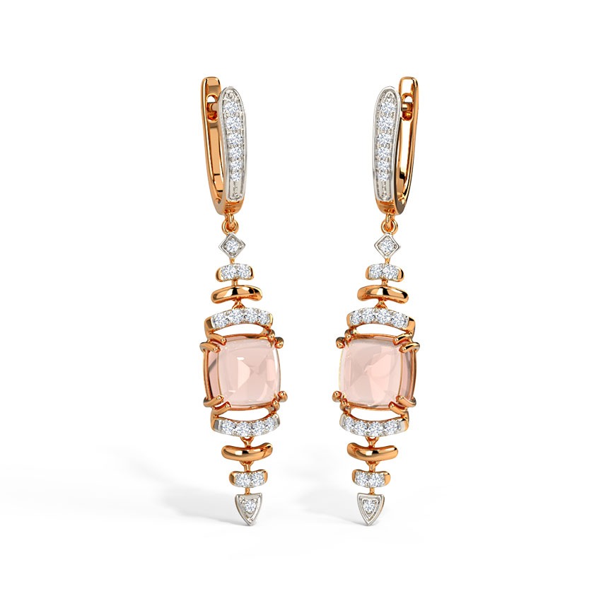 Precipice Gemstone Drop Earrings