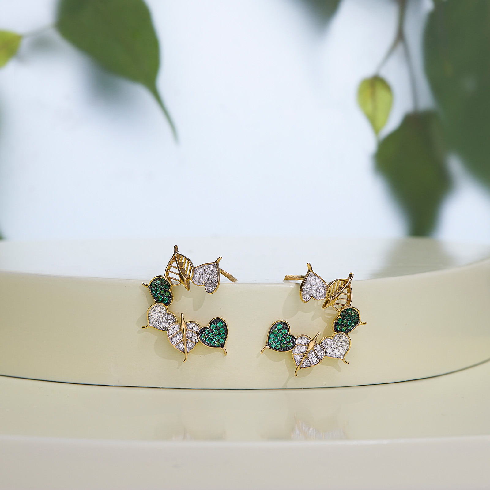 Array Gemstone Stud Earrings